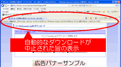 ダウンロードページサンプル2
